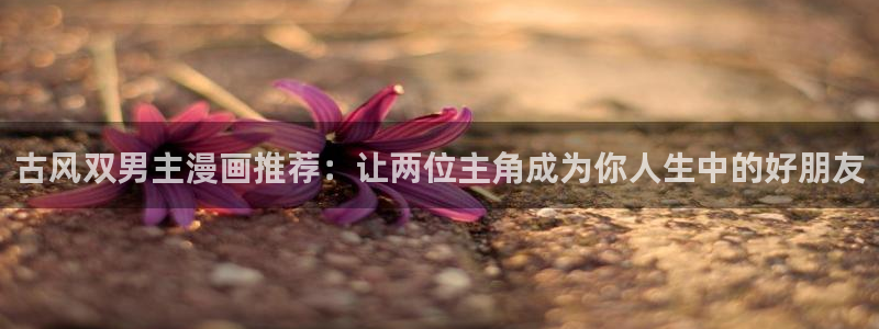 managereader漫画官网入口：古风双男主漫画推荐：让两位主角成为你人生中的好朋友